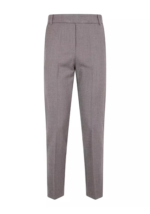 Kiltie elastic-waist trousers - Brown