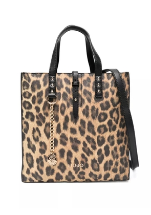 LIU JO leopard-print tote bag - Neutrals
