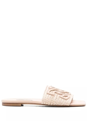 Casadei Positano flat sandals - Neutrals