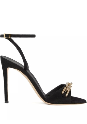 Giuseppe Zanotti Evry crystal-embellished stiletto sandals - Black