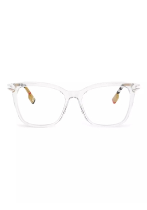 Burberry Eyewear transparent square glasses - White
