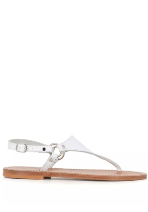 K. Jacques Dionysos decorative-strap flat sandals - White