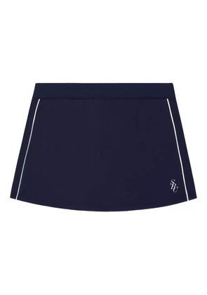 Sporty & Rich side-stripe short skirt - Blue