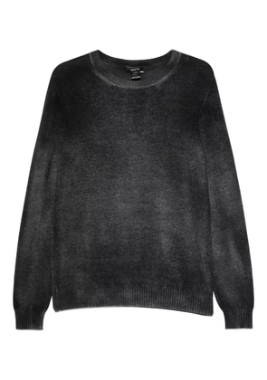 Avant Toi crew-neck brushed sweater - Black
