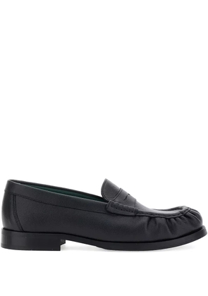 VINNY'S penny-strap leather loafers - Black