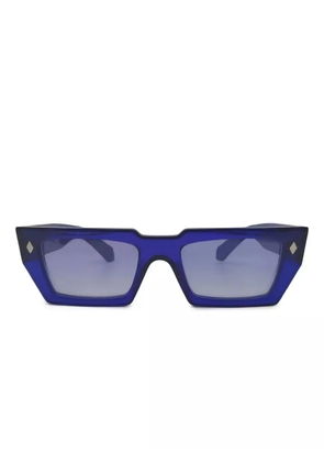 Kador geometric-frame gradient sunglasses - Blue