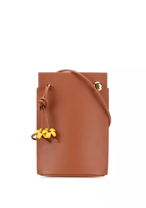 Loewe Pre-Owned 2010-2025 Calfskin Dice Pocket crossbody bag - Brown