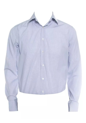 Etro Pre-Owned check cotton shirt - White
