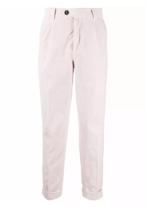 Brunello Cucinelli slim-fit corduroy trousers - Pink
