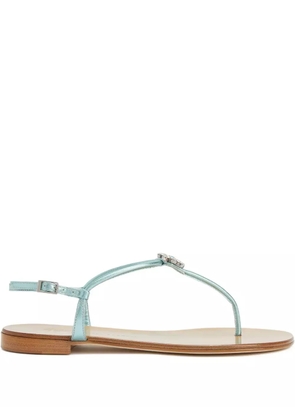 Giuseppe Zanotti Geltrude crystal-embellished sandals - Blue
