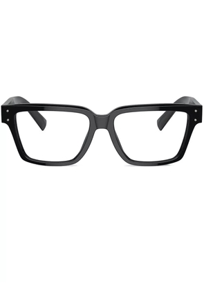 Dolce & Gabbana Eyewear polished square glasses - Black