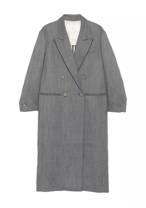 Tela double-breasted coat - Grey