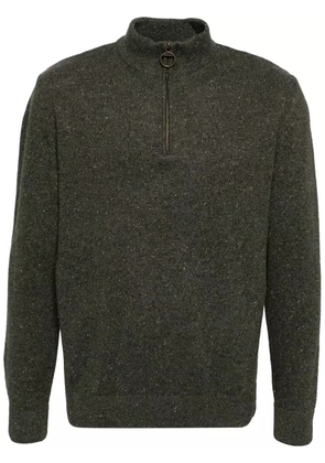 Barbour long-sleeved half-zip jumper - Green