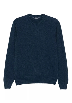 Barba crew-neck sweater - Blue