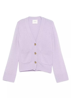 Lisa Yang patch-pocket cardigan - Purple