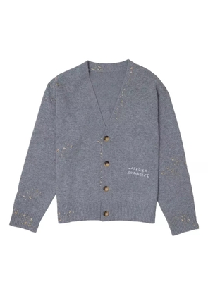 DOMREBEL wool blend cardigan - Grey
