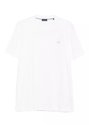 Paul & Shark logo-print cotton T-shirt - White