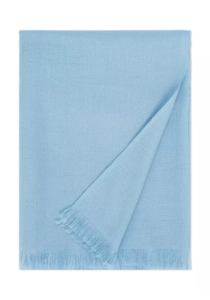 BOMPARD fringed voile scarf - Blue