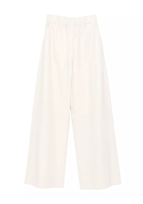 Arma elastic-waist leather trousers - Neutrals