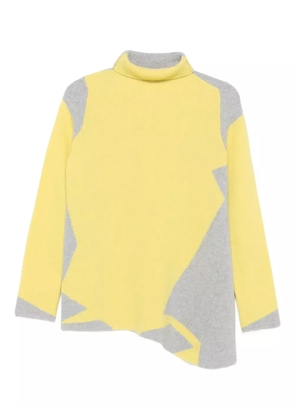 Cividini panelled wool sweater - Grey