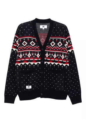 CHOCOOLATE logo-patch cardigan - Blue