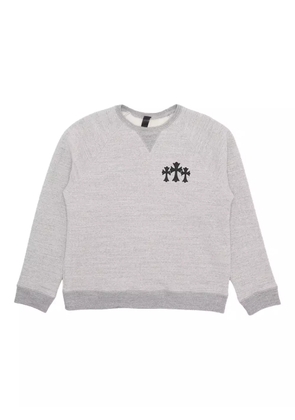 Chrome Hearts Cemetery Cross crew-neck sweatshirt - Grey