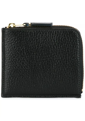 Comme Des Garçons Wallet Black Grained Leather Wallet