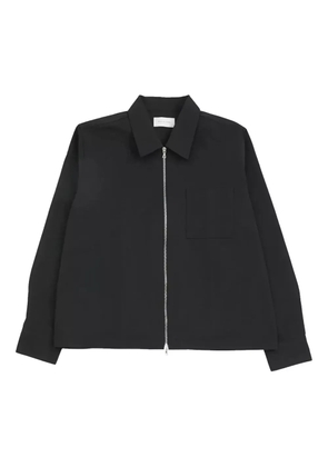 Berner Kühl zip-front pocket shirt jacket - Black