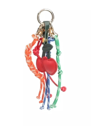 HIDESINS cherry heart keyring - Red