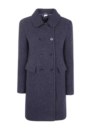 ASPESI double-breasted wool coat - Blue