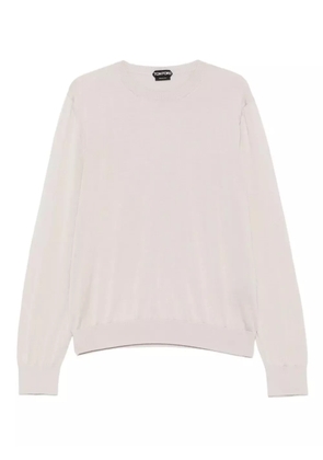 TOM FORD crew-neck long-sleeve sweater - Neutrals