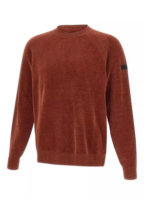 RRD ribbed-detail crew-neck sweater - Red