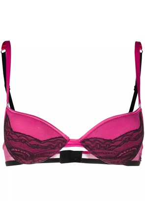 Dolce & Gabbana lace panel bra - Pink