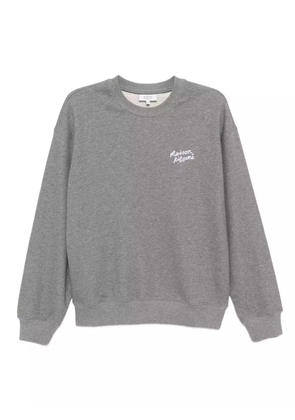 Maison Kitsuné handwriting sweatshirt - Grey