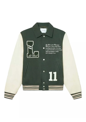 Les Deux Les Deux varsity wool jacket - Green