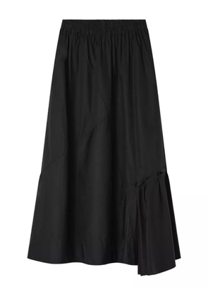 Lee Mathews ruffled panelled skirt - Black