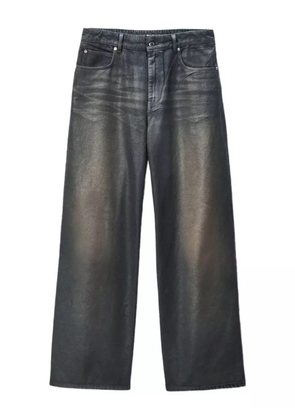 Alexander Wang logo-patch jeans - Black