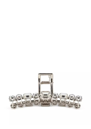 Jennifer Behr Justine crystal-embellished jaw clip - Silver