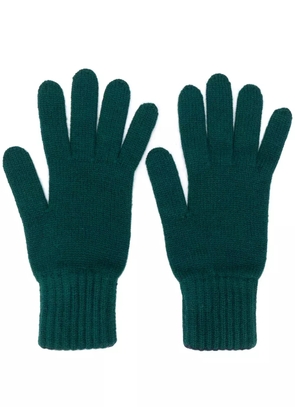 Pringle of Scotland gloves with ribbed details - Green