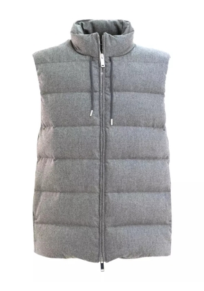 Montedoro quilted high-neck gilet - Grey