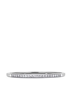 Pragnell 18kt white gold RockChic diamond-embellished bangle - Silver