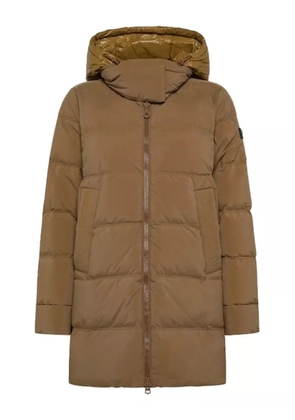 Peuterey hooded puffer jacket - Brown