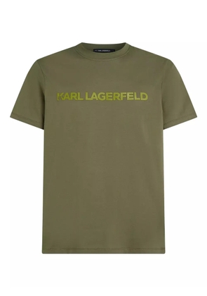 Karl Lagerfeld logo-print T-shirt - Green