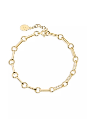 V JEWELLERY twisted-link chain bracelet - Gold