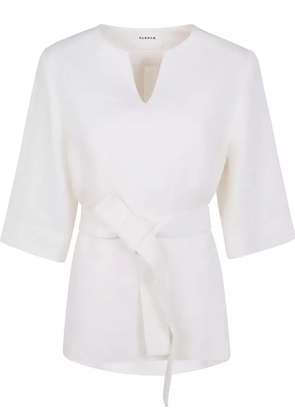 P.A.R.O.S.H. belted blouse - Neutrals