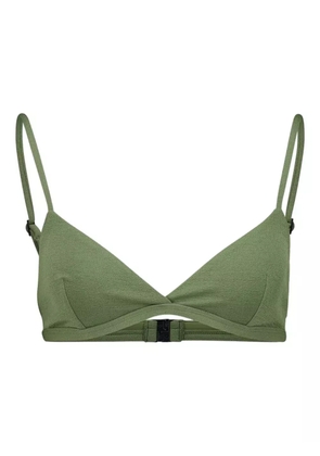 Matteau triangle-shape bikini top - Green