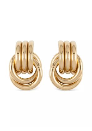 Givenchy Pre-Owned 1980s tubular knot earrings - Gold