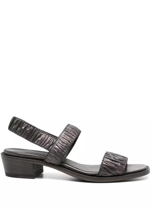 Pantanetti metallic sandals - Grey