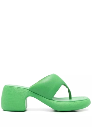 Camper Thelma 71mm leather sandals - Green