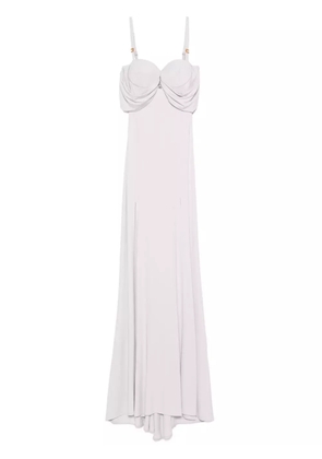 Elisabetta Franchi bustier-style gown - Pink